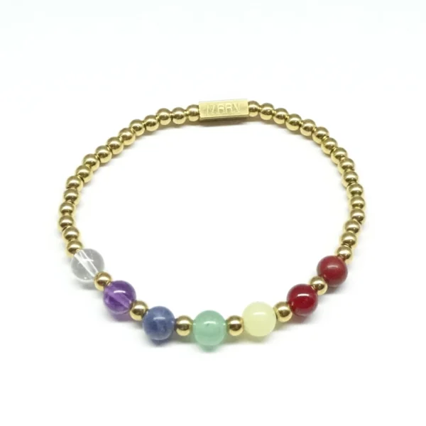 Armband Chakra goud