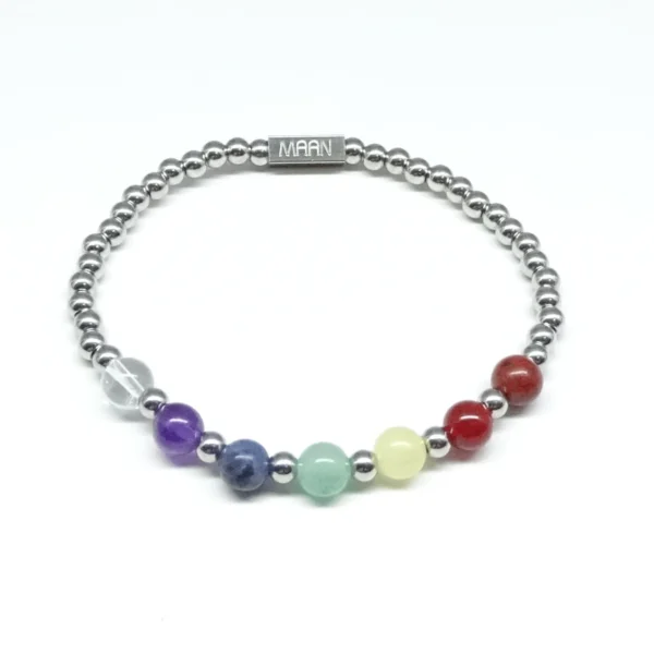 Armband Chakra zilver