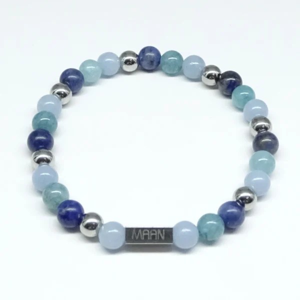 Armband Blue Ocean zilver