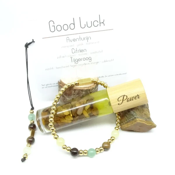 Giftset Good Luck goud