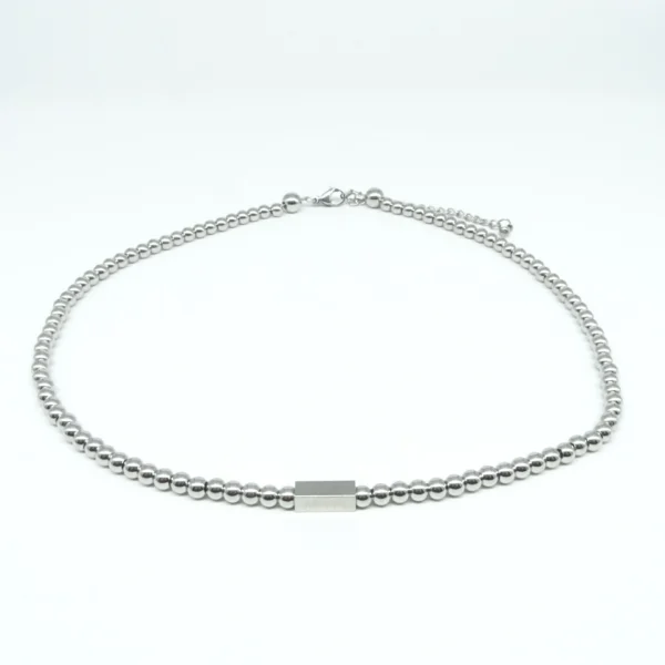 Stainless Steel Ketting zilver