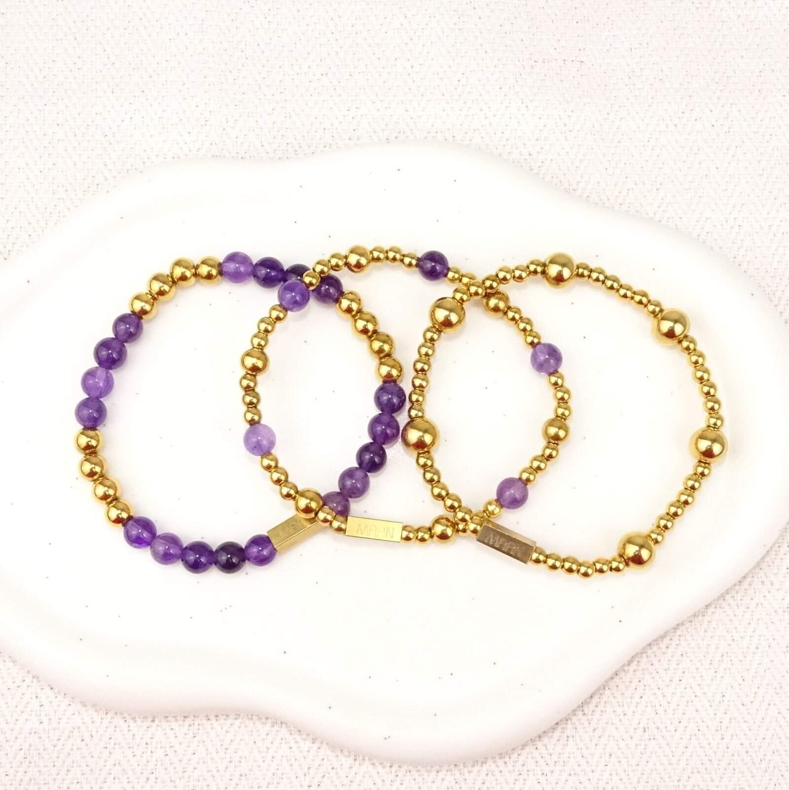 Amethist armband - Afbeelding 5