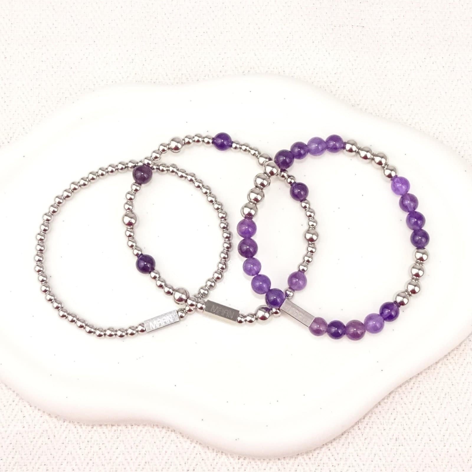 Amethist armband - Afbeelding 4