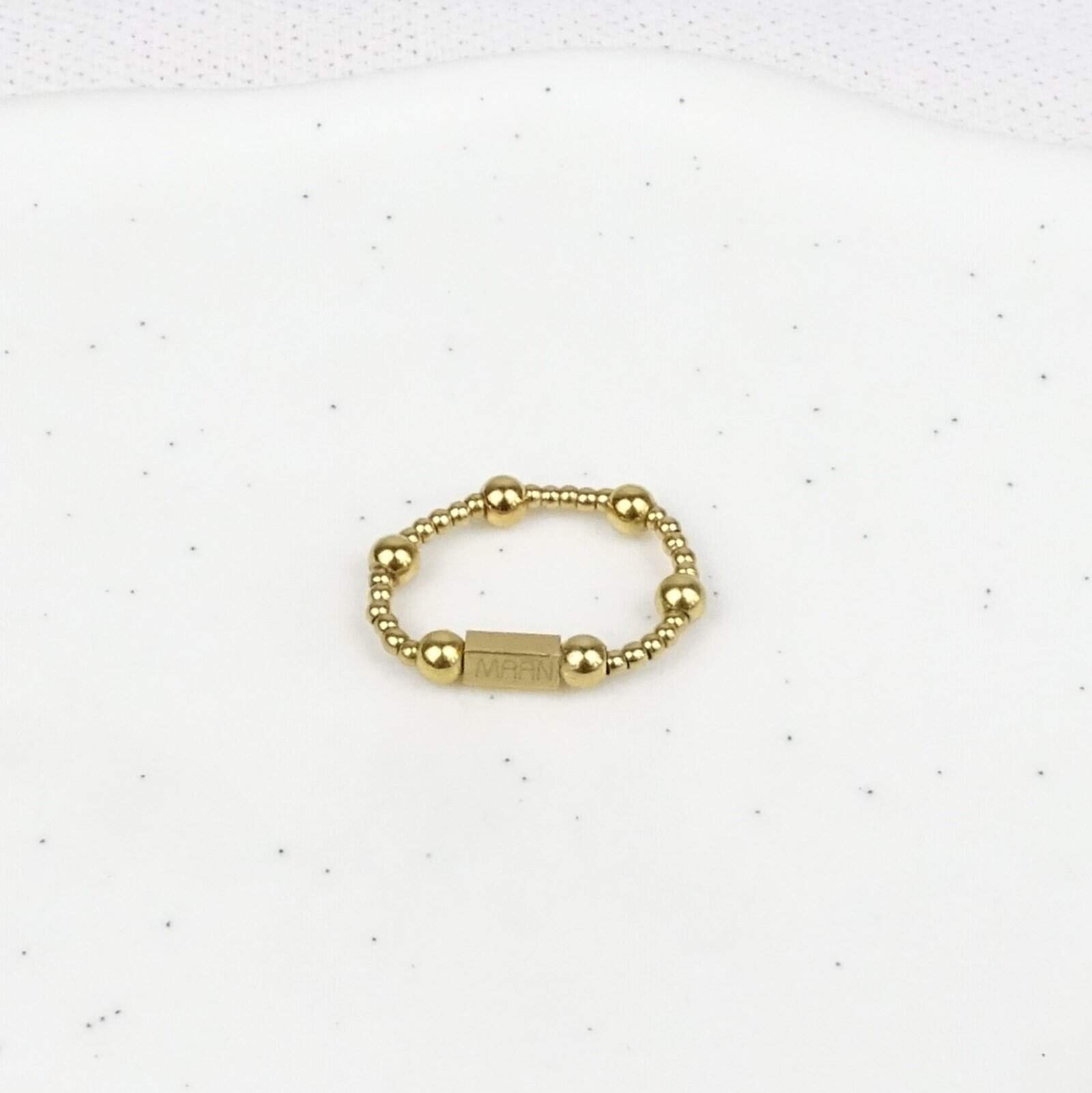 Stainless steel ring Maan jewels