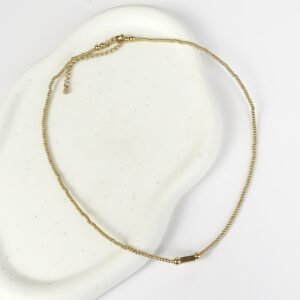 Stainless steel ketting fijn design