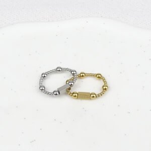 Stainless steel ring Maan jewels