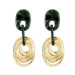 Statement oorbel groen/goud is toegevoegd aan jouw Verlanglijst!