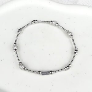 Moon light sparkle 2/4 mm zilver