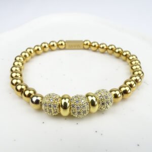 Moon light sparkle 6/8 mm goud