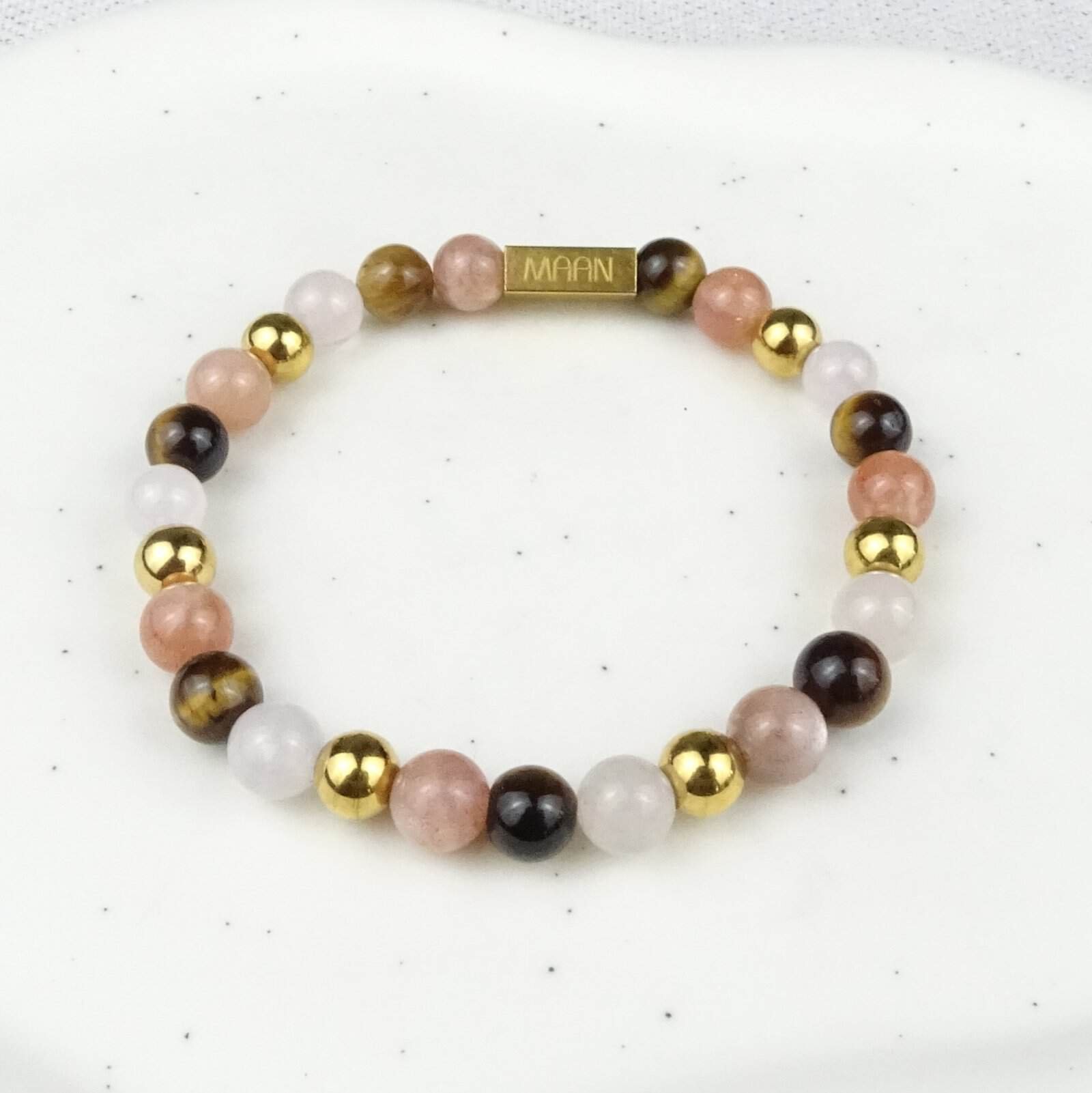 Happy spirit kinderarmband goud