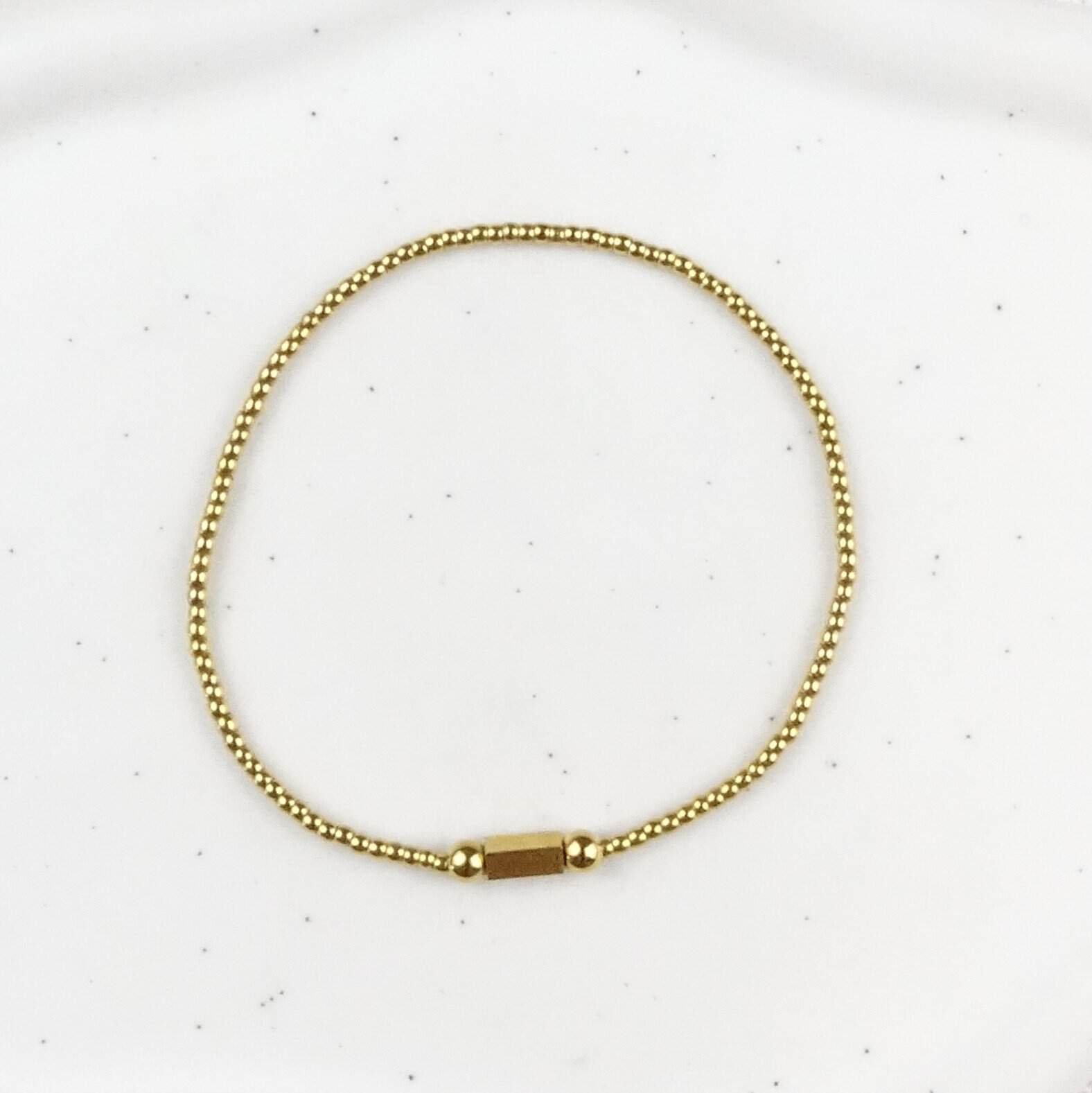 stainless steel 2mm goud