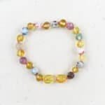 Barnsteen armband met citroenamber & agaat is toegevoegd aan jouw Verlanglijst!